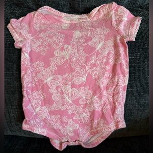 Lilly Pulitzer Pink and White Baby Onesie